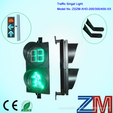 300mm Cobweb Lens Green LED Traffic Light / Traffic Signal Light